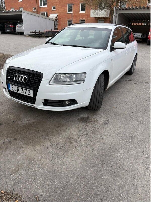 Vit Begagnad 2008 Audi A6 Kombi | 39 900 kr (Marknadspris) - Bild 1/4