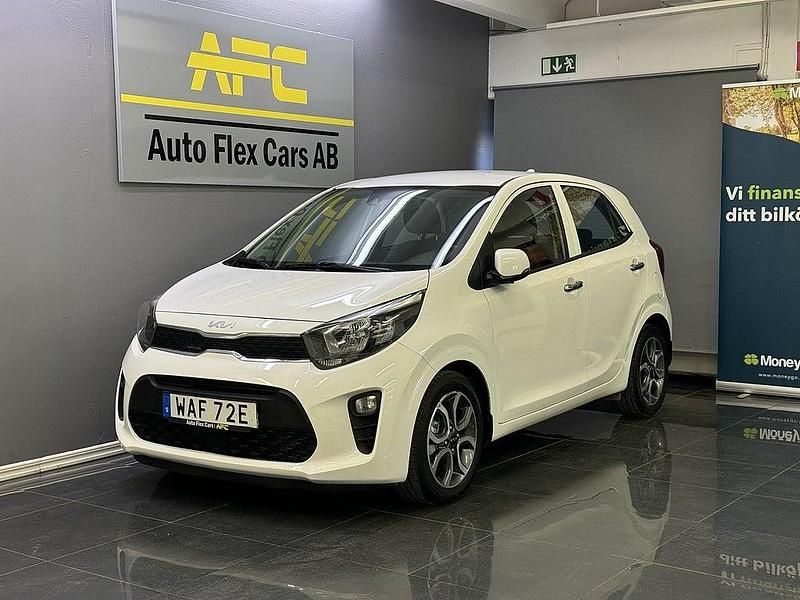 Vit Begagnad 2022 Kia Picanto Advance Halvkombi | 144 900 kr (Marknadspris) - Bild 1/4