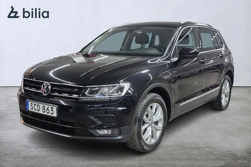 Begagnad VW Tiguan 151 HK (111 kW) 2019 Svart SUV