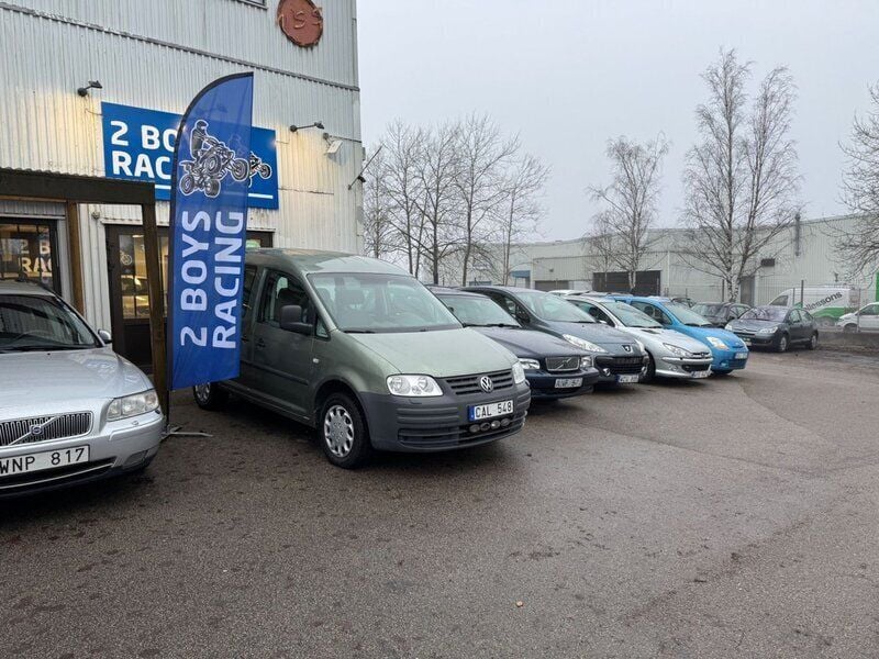 Ljusgrön (grön) Begagnad 2007 VW Caddy Minibuss | 39 900 kr (Lite dyr) - Bild 1/4