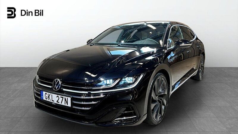 Svart Begagnad 2020 VW Arteon R-line Kombi | 354 900 kr (Marknadspris) - Bild 1/4