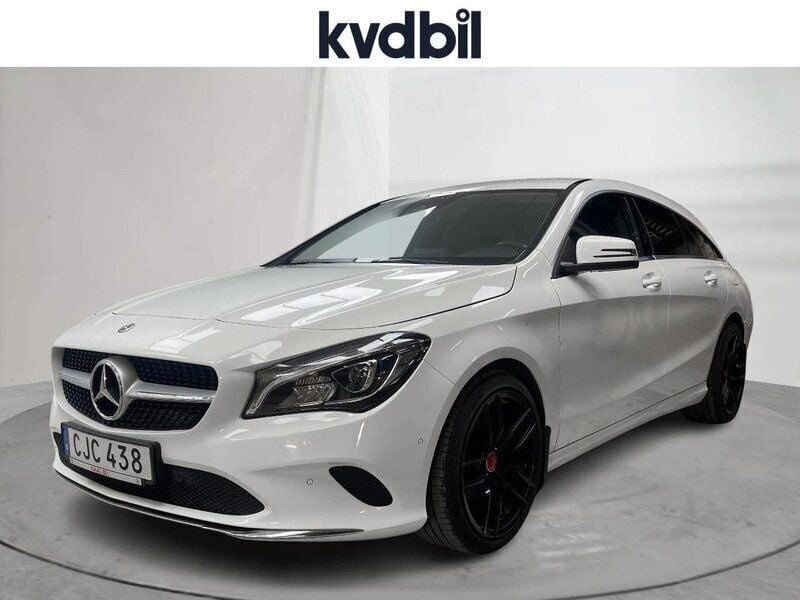Vit Begagnad 2019 Mercedes CLA220 Shooting Brake Progressive Kombi | 187 900 kr - Bild 1/3