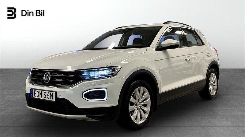 Vit (pure white) Begagnad 2019 VW T-Roc Style SUV | 224 900 kr (Marknadspris) - Bild 1/4