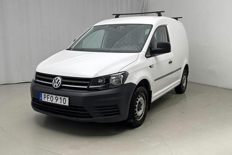 Vit Begagnad 2017 VW Caddy Minibuss | 89 000 kr (Superpris) - Bild 1/4