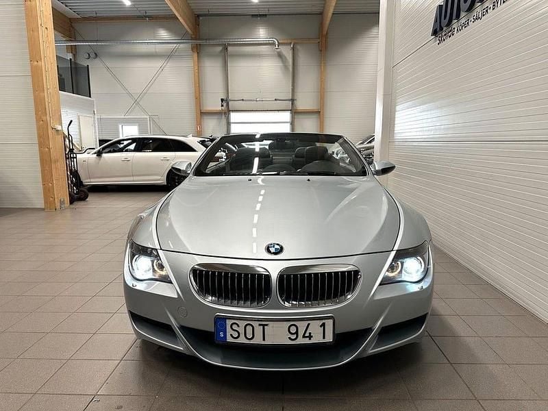 Begagnad BMW M6 Shadowline 507 HK (372 kW) 2007 Blå