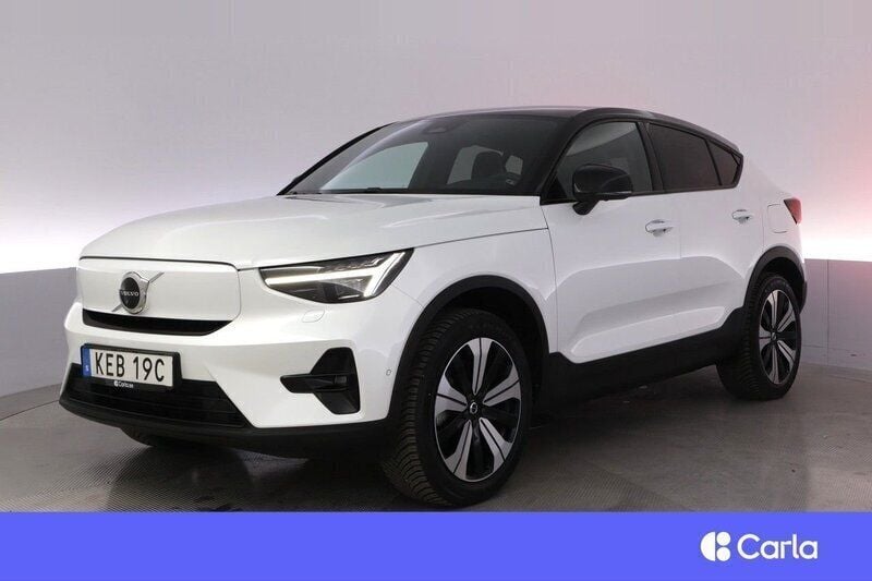 Vit Begagnad 2022 Volvo EC40 SUV | 399 900 kr (Superpris) - Bild 1/3