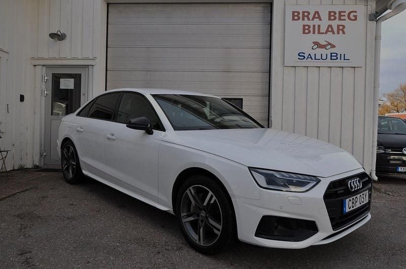 Vit Begagnad 2020 Audi A4 Proline Sedan | 259 000 kr (Marknadspris) - Bild 1/4