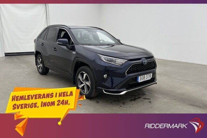 Mörkblå Begagnad 2021 Toyota RAV4 Hybrid Edition SUV | 359 900 kr (Bra pris) - Bild 1/3