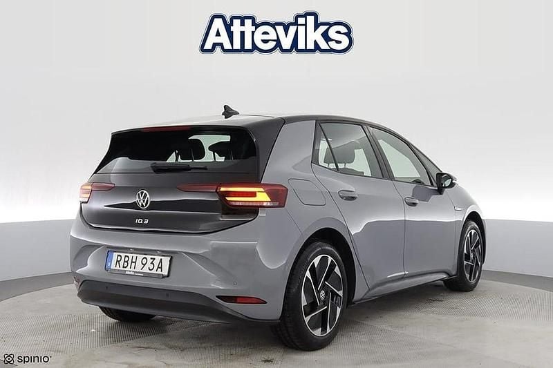 Begagnad VW ID.3 Pro Performance 150 kW (204 HK) 2022 Grå Halvkombi