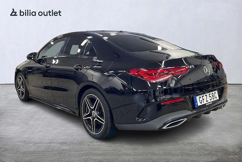 Begagnad Mercedes CLA200 AMG line 150 HK (110 kW) 2019 Svart Sedan