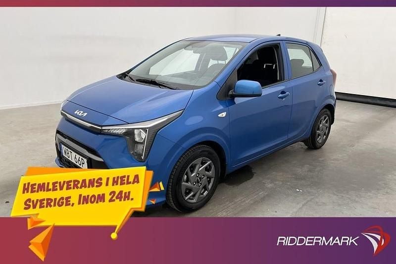 Begagnad Kia Picanto 63 HK (46 kW) 2024 Blå Halvkombi