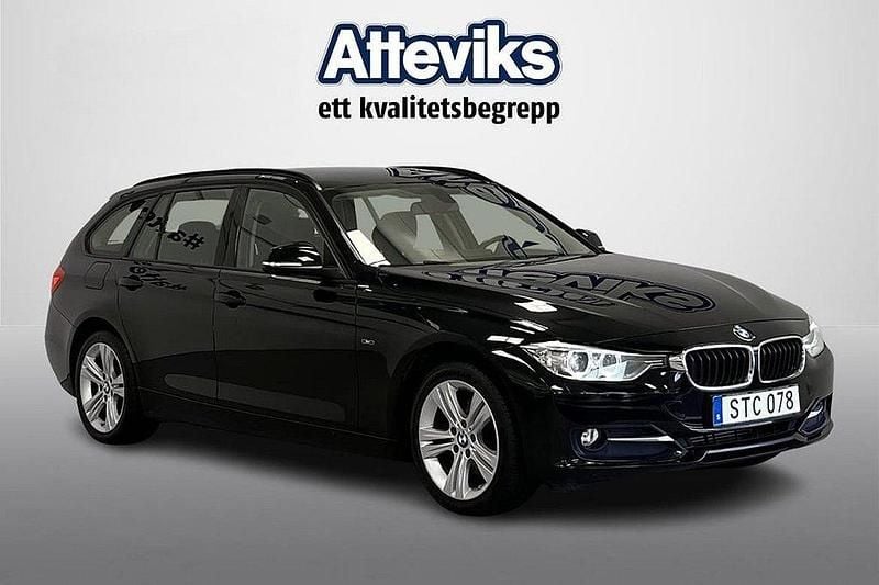 Svart Begagnad 2014 BMW 320 Kombi | 164 000 kr (Marknadspris) - Bild 1/4