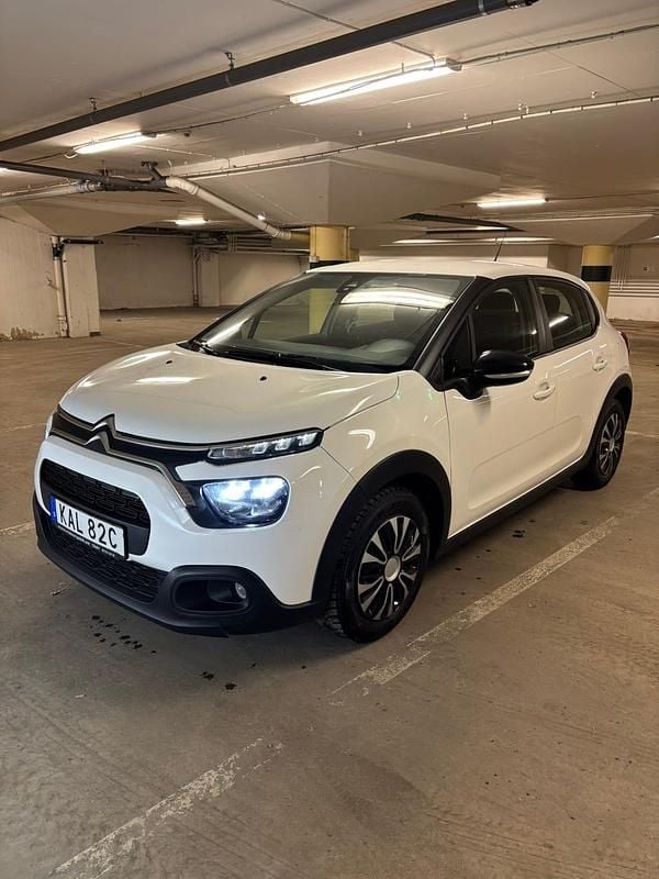Begagnad 2021 Citroën C3 PureTech Halvkombi | 96 000 kr (Marknadspris) - Bild 1/4