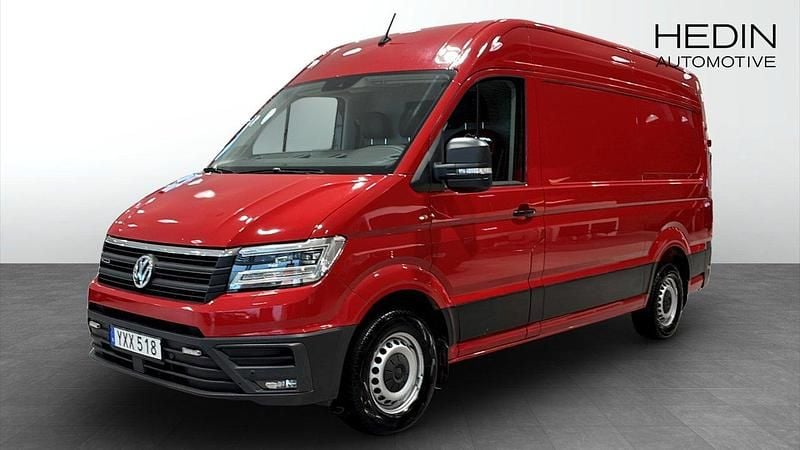 Röd (red) Begagnad 2017 VW Crafter Van | 279 000 kr (Lite dyr) - Bild 1/4