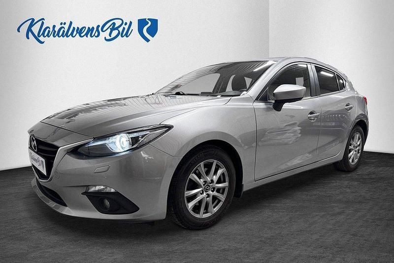 Grå Begagnad 2014 Mazda 3 Inclusive Halvkombi | 119 900 kr (Marknadspris) - Bild 1/4