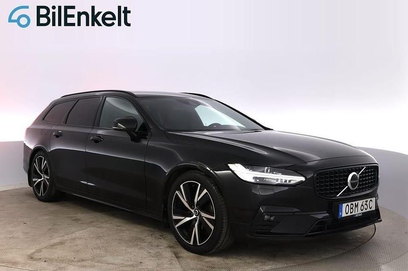 Begagnad Volvo V90 R-Design 200 HK (147 kW) 2020 Svart Kombi