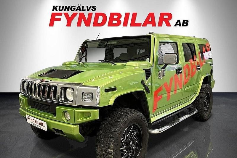 Grön Begagnad 2003 Hummer H2 SUV | 299 900 kr - Bild 1/3