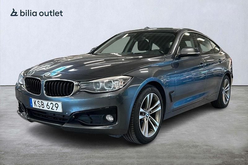 Grå Begagnad 2016 BMW 320 Gran Turismo Sport Line Halvkombi | 174 900 kr (Marknadspris) - Bild 1/3
