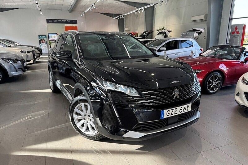 Svart Begagnad 2021 Peugeot 3008 Allure SUV | 289 900 kr (Marknadspris) - Bild 1/4