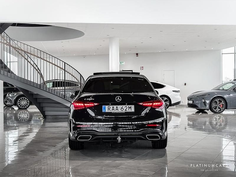 Begagnad Mercedes C300e AMG 204 HK (150 kW) 2022 Svart Sedan