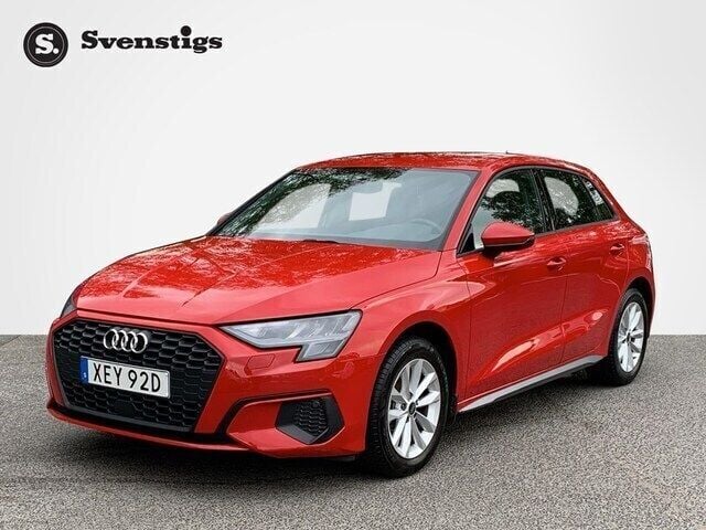 Tangoröd metallic Begagnad 2022 Audi A3 Proline | 239 900 kr (Marknadspris) - Bild 1/4