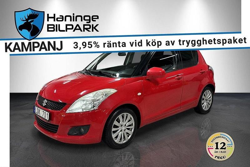Röd Begagnad 2010 Suzuki Swift Halvkombi | 69 900 kr (Marknadspris) - Bild 1/2