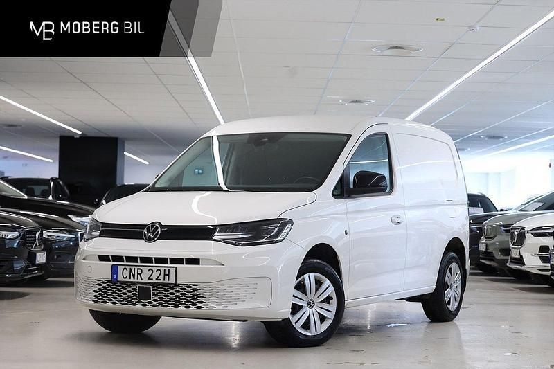 Vit Begagnad 2021 VW Caddy Minibuss | 269 900 kr (Dyr) - Bild 1/3