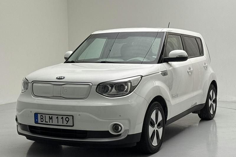 Vit Begagnad 2018 Kia Soul EV SUV | 98 000 kr (Superpris) - Bild 1/4