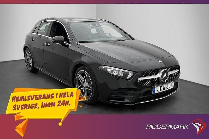 Svart Begagnad 2019 Mercedes A180 | 239 800 kr - Bild 1/3