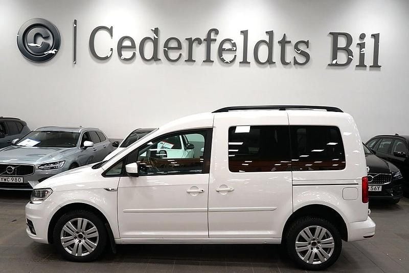 Begagnad VW Caddy 150 HK (110 kW) 2015 Vit Minibuss