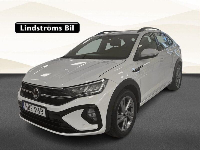 Vit Begagnad 2022 VW Taigo R-line SUV | 249 900 kr (Marknadspris) - Bild 1/4