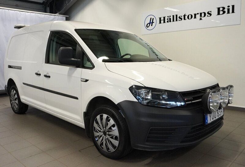 Vit Begagnad 2018 VW Caddy Maxi Minibuss | 219 900 kr (Marknadspris) - Bild 1/4