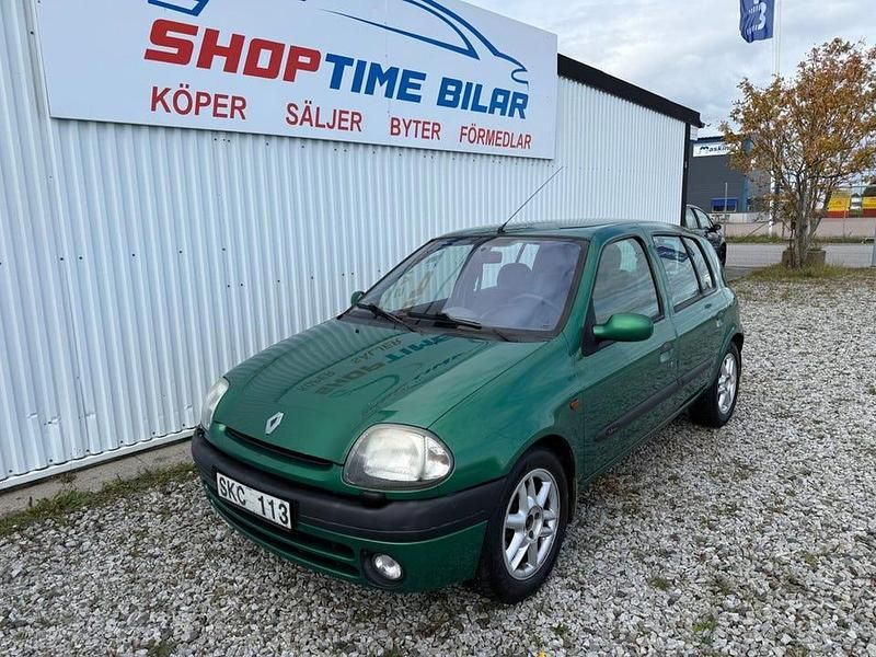 Grön Begagnad 2001 Renault Clio II Halvkombi | 19 900 kr (Marknadspris) - Bild 1/4