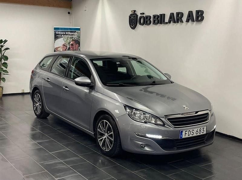 Begagnad Peugeot 308 SW Active 120 HK (88 kW) 2014 Grå Kombi
