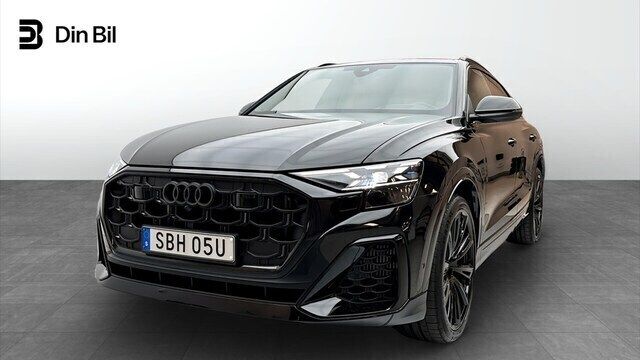 Mytsvart metallic Begagnad 2024 Audi Q8 S-Line SUV | 1 139 000 kr - Bild 1/4