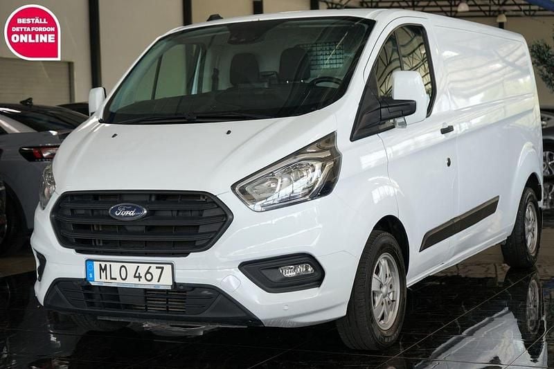 Vit Begagnad 2020 Ford Transit Custom Van | 154 500 kr (Bra pris) - Bild 1/4