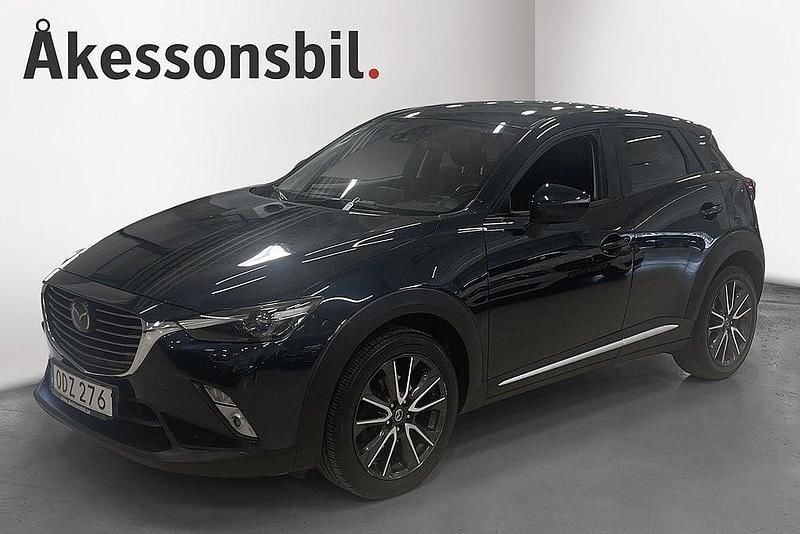 Blå Begagnad 2016 Mazda CX-3 Optimum SUV | 149 000 kr (Marknadspris) - Bild 1/4