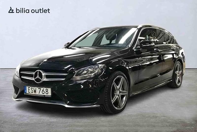 Svart Begagnad 2014 Mercedes C180 AMG Kombi | 159 900 kr (Dyr) - Bild 1/1