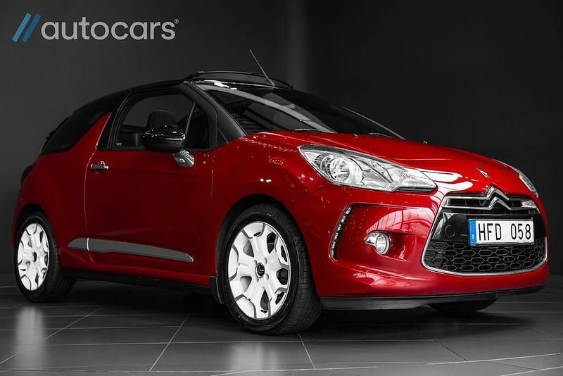 Röd Begagnad 2013 Citroën DS3 Cabriolet Cab | 119 000 kr - Bild 1/4