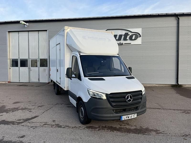 Vit Begagnad 2023 Mercedes Sprinter Van | 419 500 kr (Lite dyr) - Bild 1/4