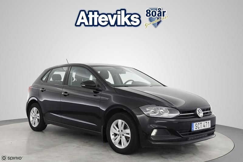 Svart Begagnad 2018 VW Polo Sedan | 84 900 kr (Bra pris) - Bild 1/3