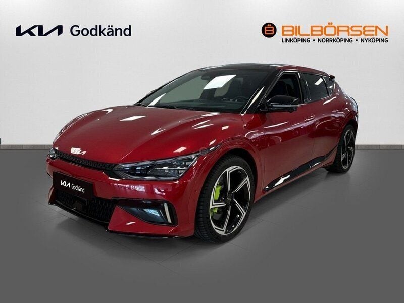 Röd Begagnad 2022 Kia EV6 SUV | 579 900 kr (Dyr) - Bild 1/4
