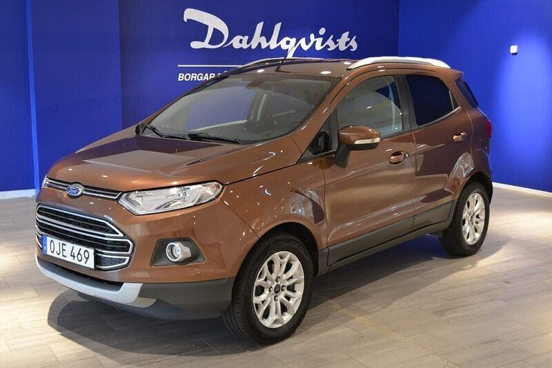 Mörkbrun (brun) Begagnad 2016 Ford Ecosport Titanium X SUV | 109 000 kr (Dyr) - Bild 1/3