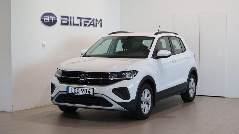 Vit Begagnad 2023 VW T-Cross Life SUV | 214 900 kr (Lite dyr) - Bild 1/4