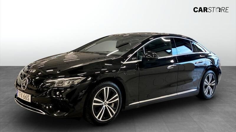 Svart Begagnad 2022 Mercedes EQE350 Sedan | 439 900 kr - Bild 1/4