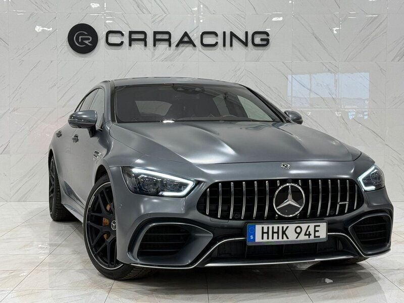 Mörkgrå Begagnad 2019 Mercedes AMG GT 63 AMG Sportkupé | 1 079 000 kr (Superpris) - Bild 1/4