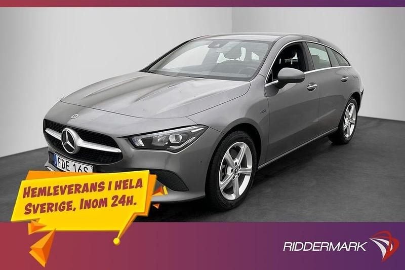 Mgrå Begagnad 2021 Mercedes CLA250 Shooting Brake Kombi | 289 800 kr (Marknadspris) - Bild 1/3