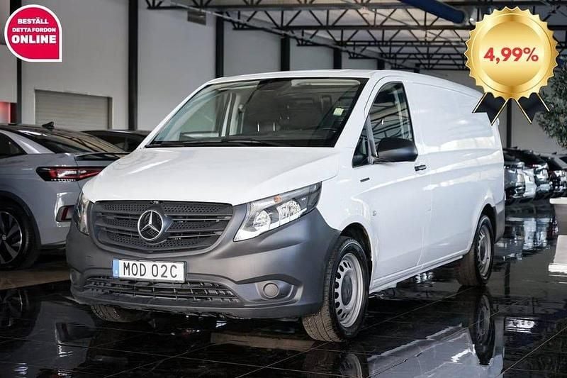 Vit Begagnad 2021 Mercedes e-Vito Minibuss | 149 900 kr (Superpris) - Bild 1/4