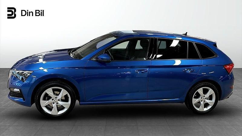 Begagnad Skoda Scala Style 110 HK (80 kW) 2023 Blå Halvkombi