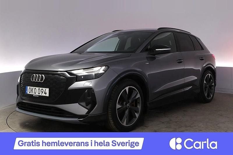Grå Begagnad 2022 Audi Q4 e-tron S-Line SUV | 334 990 kr (Marknadspris) - Bild 1/4
